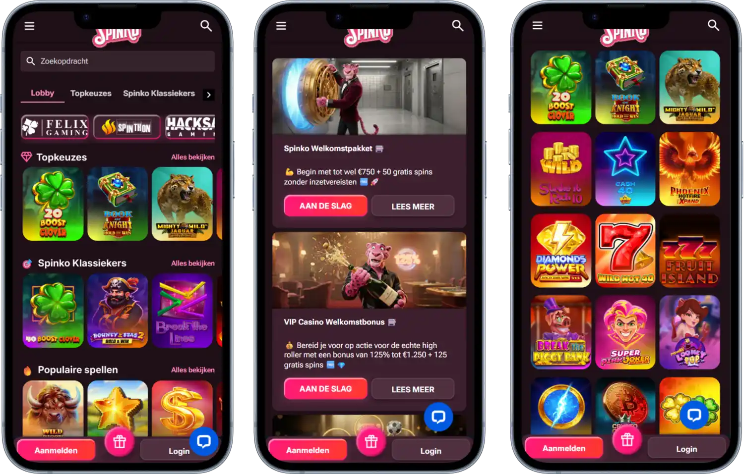 Spinko Casino Speel Mobiel